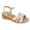 Beige, variant on Comfort Sandals Women Lightweight Adjustable Buckle Sandals Open Toe Low Wedge Casual Sandals for Summer Beach