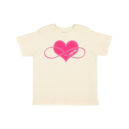

Inktastic Heart Infinity Loop Pink Gift Toddler Boy or Toddler Girl T-Shirt