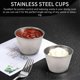 thumbnail image 4 of 20 Pack Stainless Steel Sauce Cups,Dipping Sauce Cup,Individual Condiment Cups, Portion Cups for An, 4 of 5