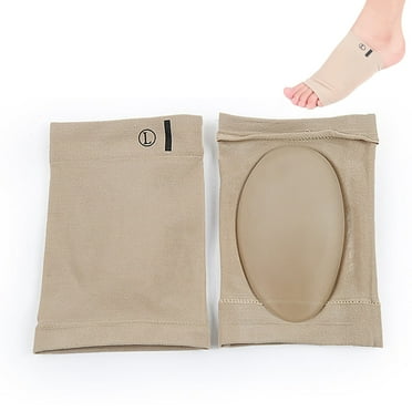 Cushioned Gel Metatarsal Compression Arch Support Sleeve - Relief for Plantar Fasciitis and Foot Pain - 1 Pair