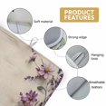 thumbnail image 6 of Dish Drying Mat for Kitchen Countertop, Purple Flowers Absorbent Microfiber Dish Mat Reversible Quick Dry Non Slip Draining Mat Kitchen Drying Pad for Dishes, Utensils 16x18 Inch Retro Linen Texture, 6 of 9