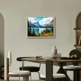 thumbnail image 2 of Nawypu  Glacier National Park Wall Art Lake Mountains Pictures Framed Canvas Prints Artwork for Living room Bedroom Office Ready to Hang, 2 of 4