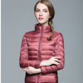 thumbnail image 2 of Chaqueta corta de talla grande para mujer, chaqueta ajustada con cuello levantado, moda de invierno, 2 of 5