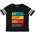 thumbnail image 3 of Inktastic Cyclist Biking Eat Sleep Bike Repeat Boys or Girls Toddler T-Shirt, 3 of 5