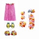 thumbnail image 4 of Conjunto de Traje tropical Soledad vestido de lujo para mujer gafas diadema decoraciones 60CM, 4 of 10