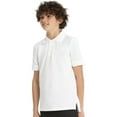 thumbnail image 5 of Real School Unisex School Uniform Short Sleeve Pique Polo Shirt, Sizes XS-XL, 5 of 6