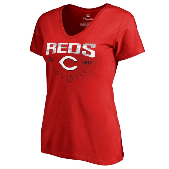 Women's Red Cincinnati Reds Live For It T-Shirt