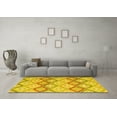 thumbnail image 3 of Ahgly Company Machine Washable Indoor Rectangle Southwestern Yellow Country Area Rugs, 6' x 9', 3 of 4