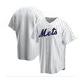thumbnail image 1 of Mets Baseball Jersey Mets White No Number Jersey Embroidered Baseball Jersey, 1 of 2