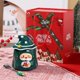 thumbnail image 1 of Taza de Cerámica Anime de Papá Noel onlyliua con Tapa y cuchara regalo de Navidad, 1 of 6