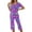 1, variant on Women 2 Piece Capri Sets Short Sleeve V Neck Tops and Capris Pants Floral Print Lounge Set Womens Pajama Sets Sale