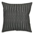 thumbnail image 2 of Creative Products Black White Lines 18 x 18 Spun Poly Pillow, 2 of 3