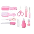 thumbnail image 1 of 10Pcs Baby Nail Clipper Set Newborn Grooming Kit  Scissor Infant Health Care Tools, 1 of 8