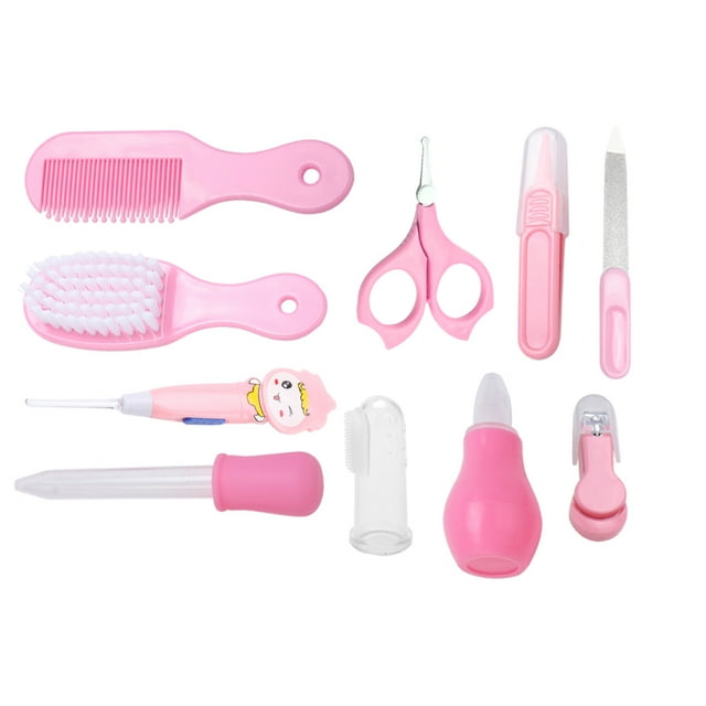 10Pcs Baby Nail Clipper Set Newborn Grooming Kit Scissor Infant Health Care Tools