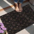 thumbnail image 4 of Black Butterfly Orange Line Pattern Door Rugs,Washable Non Slip Door Mats Indoor,Decorative Door Mats,Entry Mat Indoor for Entrance,Bedroom,Kitchen,Bathroom,20"x32", 4 of 6
