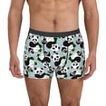 thumbnail image 2 of JUNZAN Panda And Eucalyptus Mens Underwear Boxer Briefs for Men’s-Small, 2 of 7