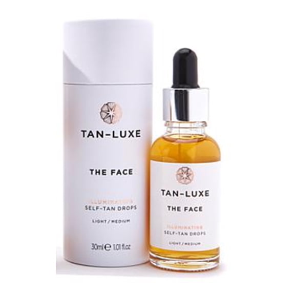 Tan-Luxe The FACE Anti-Age Rejuvenating Self-Tan Serum Drops 30ml ~ Medium/Dark by Tan Lux