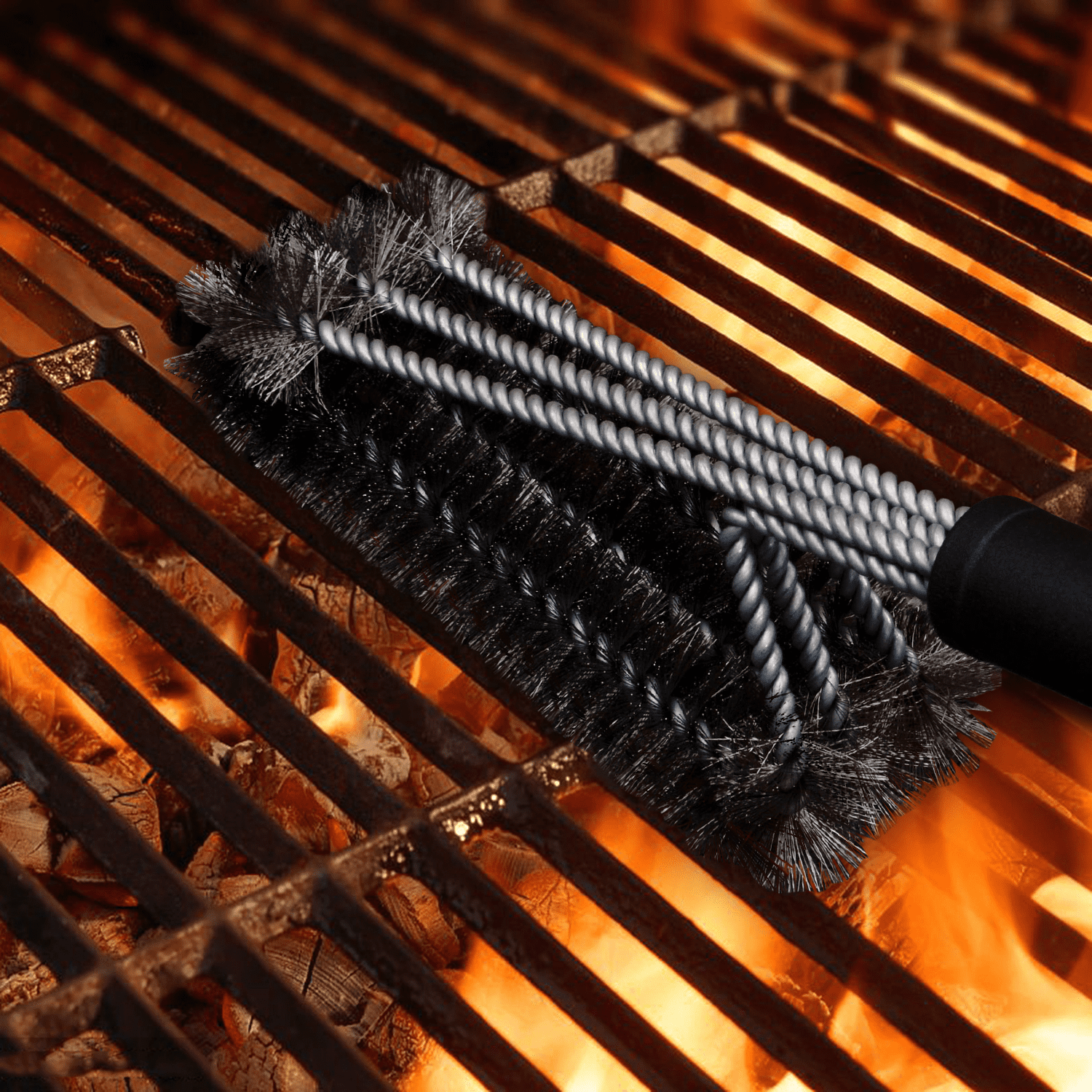 Grill Brush for Gas Grill Kitchen BBQ Tool Stainless Steel BBQ Grill Brush 
