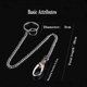 thumbnail image 2 of Llavero, 38 cm de largo Llavero resistente con clip para cinturón para hombres y mujeres, 2 of 5