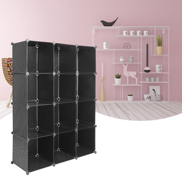 12Cube Storage Shelf Cube Shelving Bookcase Bookshelf Organizing