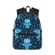 thumbnail image 1 of Easygdp Blue Owl Mochila Casual para Portátil, Mochila para Escuela, Viajes, Negocios, 1 of 6