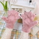 thumbnail image 5 of Guantes de mujer de invierno nuevos y bonitos para estudiantes, de terciopelo grueso con dedos completos y dibujos animados, guantes cálidos para ciclismo, 5 of 6