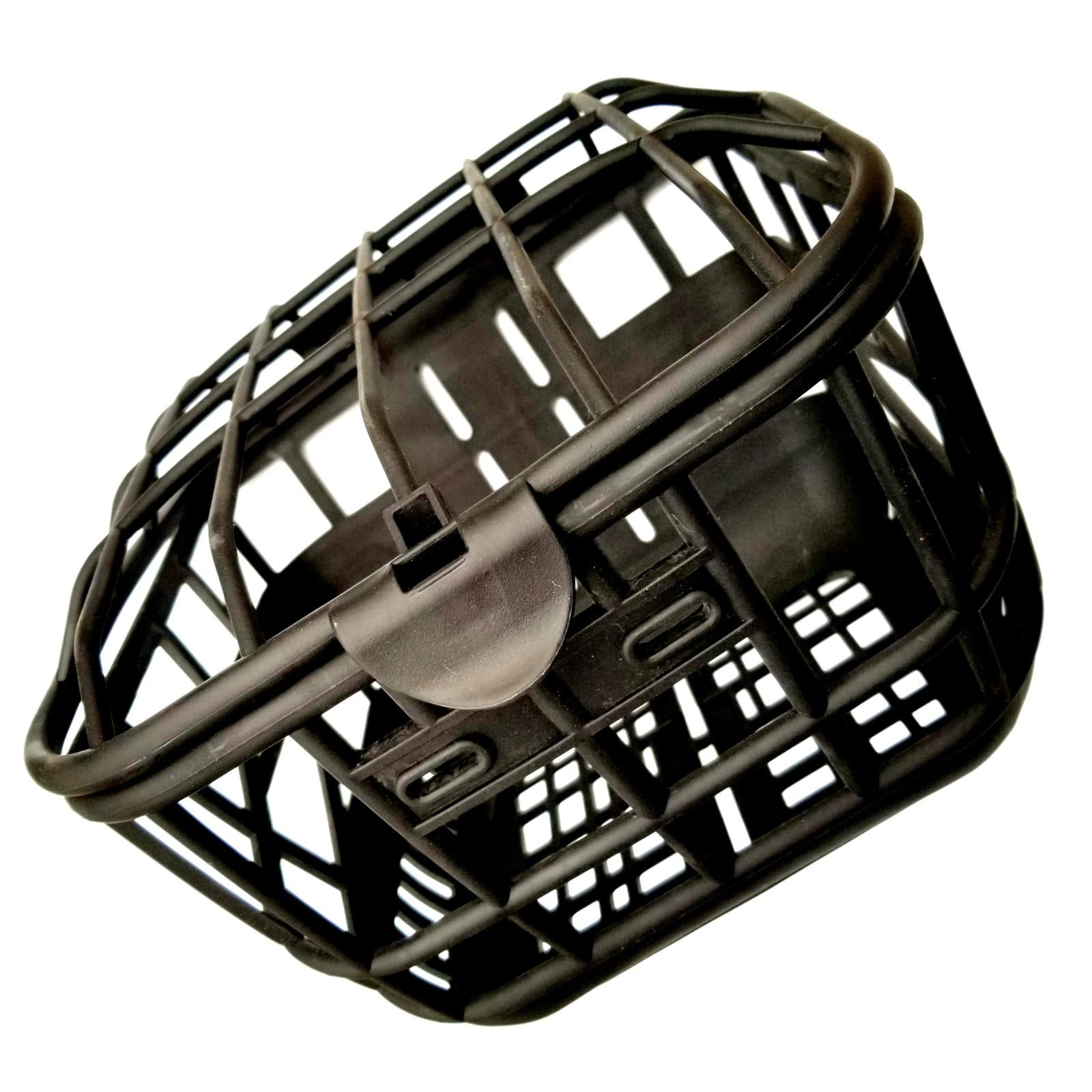 Front Bike Basket with Lid Rust Easy Installation on Front Handlebar