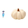 thumbnail image 1 of Muñeca Geisha Japonesa,Muñeca geisha con kimono japonés,adorno tradicional,Almohadas de calabaza de Halloween,Cojines de calabaza de Halloween,suaves,para decoración del hogar,Cojines, 1 of 8