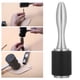 thumbnail image 5 of Martillo De Cuero, Herramientas De Cuero, Mazo De Nailon, Martillo De Nailon, Martillo De Talla De Cuero DIY Para Trabajo De Cuero, Estampado De Costura Cergrey Mango de aleación de aluminio+cabeza única negra, 5 of 8