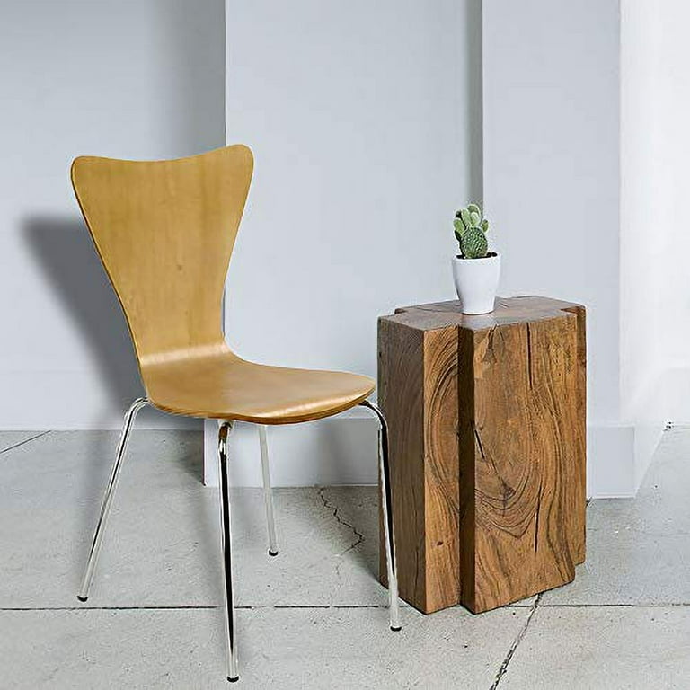 Legare Furniture Modern Ergonomic Bent Plywood Chair for The Home Office or Work Space White