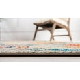 thumbnail image 4 of Unique Loom Positano Collection Coastal Modern Turtles Area Rug, 5' 0 x 8' 0, Beige/Blue, 4 of 5