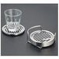 thumbnail image 2 of InterDesign Forma Coaster, Brushed Stainless Steel, Set of 4, 2 of 3