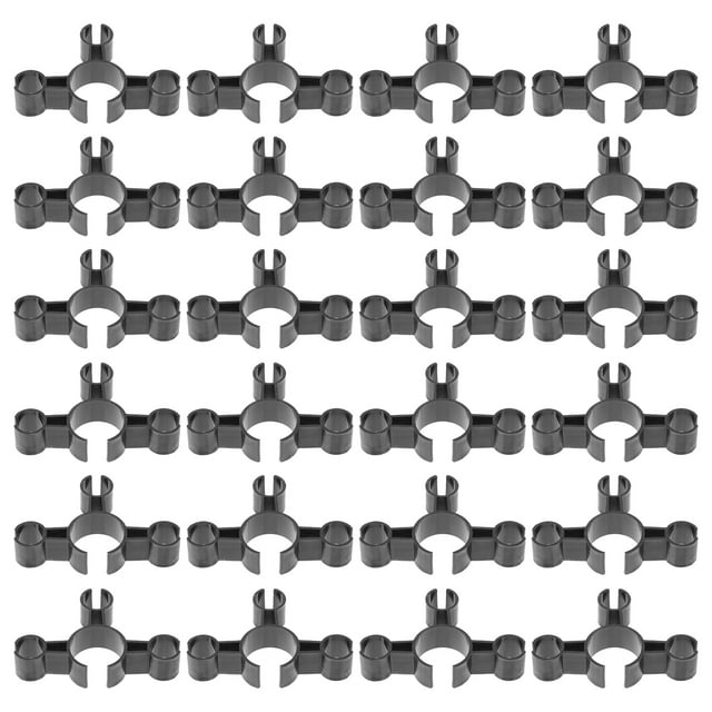 24pcs Champagne Bottle Clips Wine Bottle Triple Holder Safety Clips for Candle