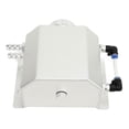 thumbnail image 1 of Universal 1L Engine Coolant Expansion Tank Aluminum Alloy Overflow Reservoir Bottle Silver, 1 of 3