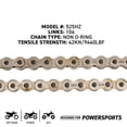 thumbnail image 2 of Niche Sprocket Chain Set for Triumph Scrambler 865 18/43T 525 Motorcycle MK1004042, 2 of 9