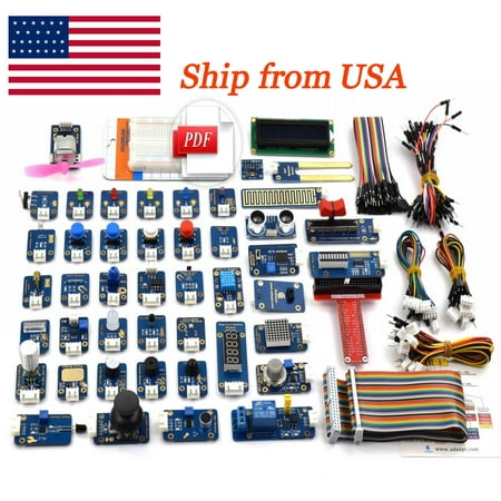 - Adeept Ultimate Sensor Modules Kit for Raspberry Pi 3 2 B/B+ with Tutorial
