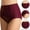 Wine Red, variant on ELFINDEA Bikini Women High Waist Ruched Bottoms Briefs Pants Womens Swimsuits Black M