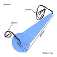 thumbnail image 4 of Shisuyan Clarinet Maintenance Tools Blue Suede Fabric 1Pack 17.7x7.5in, 4 of 8