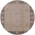thumbnail image 1 of Ahgly Company Indoor Round Mid-Century Modern Rose Purple Oriental Area Rugs, 3' Round, 1 of 6