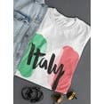 thumbnail image 3 of Italy National Italian Flag T-Shirt Women -Image by Shutterstock, Female XX-Large, 3 of 4