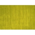 thumbnail image 1 of Ahgly Company Machine Washable Indoor Rectangle Abstract Yellow Contemporary Area Rugs, 6' x 9', 1 of 4