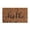 B, variant on Funny Coir Doormat for Front Door Outdoor Indoor Entrance Mat Non- Backing 24" x 16"