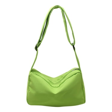 UYUH Unisex Casual Shoulder Bag Ladies Nylon Shoulder Bag Large Capacity Solid Colour Simple Casual Crossbody Bag Small Fresh Travel Bag Fashionable Trend Shoulder Bag