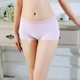 thumbnail image 2 of zuwimk Cotton Thongs For Women,Women's Beyond Comfort Hi Cut Panties Pink,M, 2 of 5
