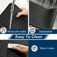 thumbnail image 4 of Aovky Stove Top Covers for Electric Stove, Silicone Stove Mat for Glass Top Stove Top Protector, Heat Resistant Electric Stove Top Cover Induction Cooktop Cover XL Dish Drying Mat (Black, 28 x 20), 4 of 9