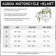 thumbnail image 2 of Casco de moto Auboa Full Face MD-813 Matte Black DOT, 2 of 9