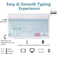 thumbnail image 5 of Detachable Wireless Keyboard Folio with Pencil Holder for 11-inch iPad 11th Gen 2025 (A16) & 10.9-inch iPad 10th Gen 2022,Blue, 5 of 8