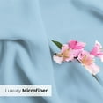 thumbnail image 5 of CGK Linens Ultra Soft & Comfy Pillowcases Set of 2 - Queen / Standard Size Hotel Quality Breathable 2-Piece Pillow Covers, Light Blue, 5 of 6