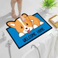 thumbnail image 1 of Fiudx Ofertas del día Alfombra de baño alfombra de goma para evitar resbalones, secado rápido, alta absorción de agua, fina alfombra de baño adecuada para usar debajo de puertas lavables, 1 of 6