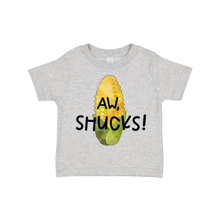 

Inktastic Aw Shucks! Corn on the Cob Humor Gift Toddler Boy or Toddler Girl T-Shirt